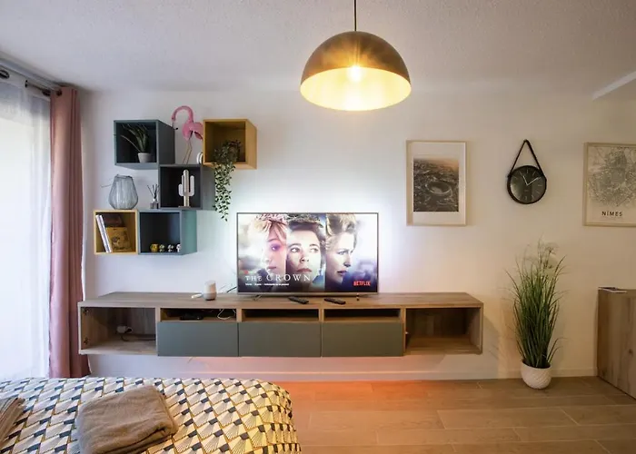 Studio Terrasse & Parking Gratuit En Residence