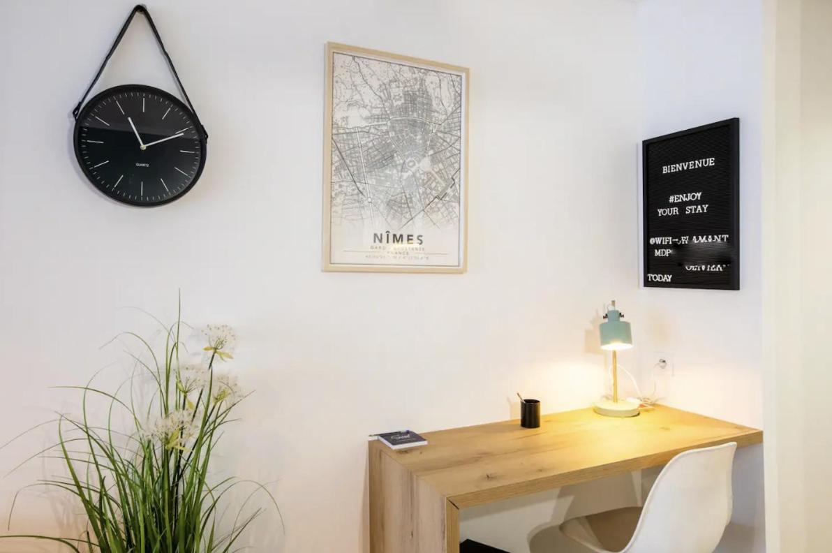 Apartment Terrasse & Parking Gratuit En Nîmes